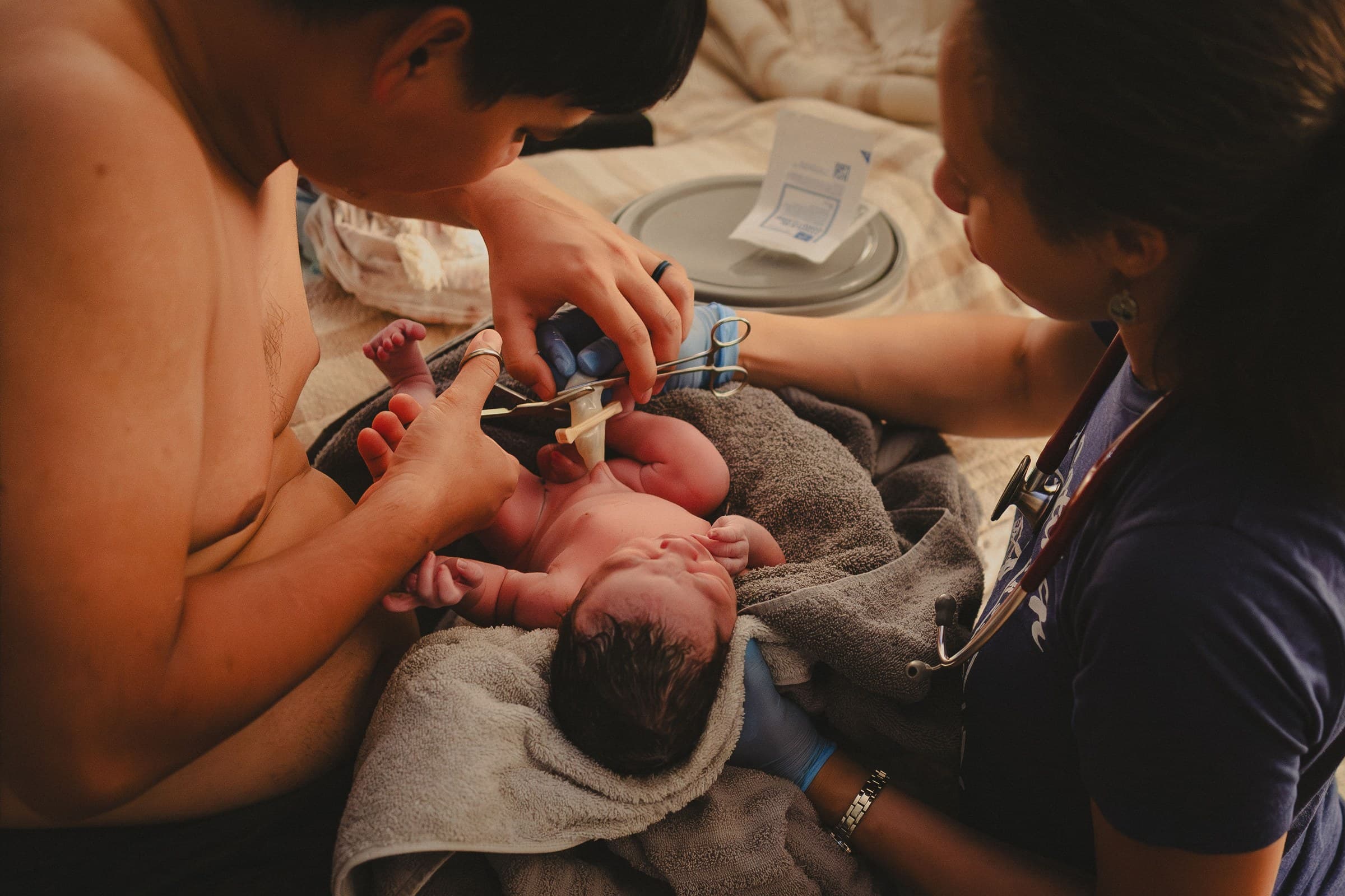 Newborn at Red Moon Midwifery
